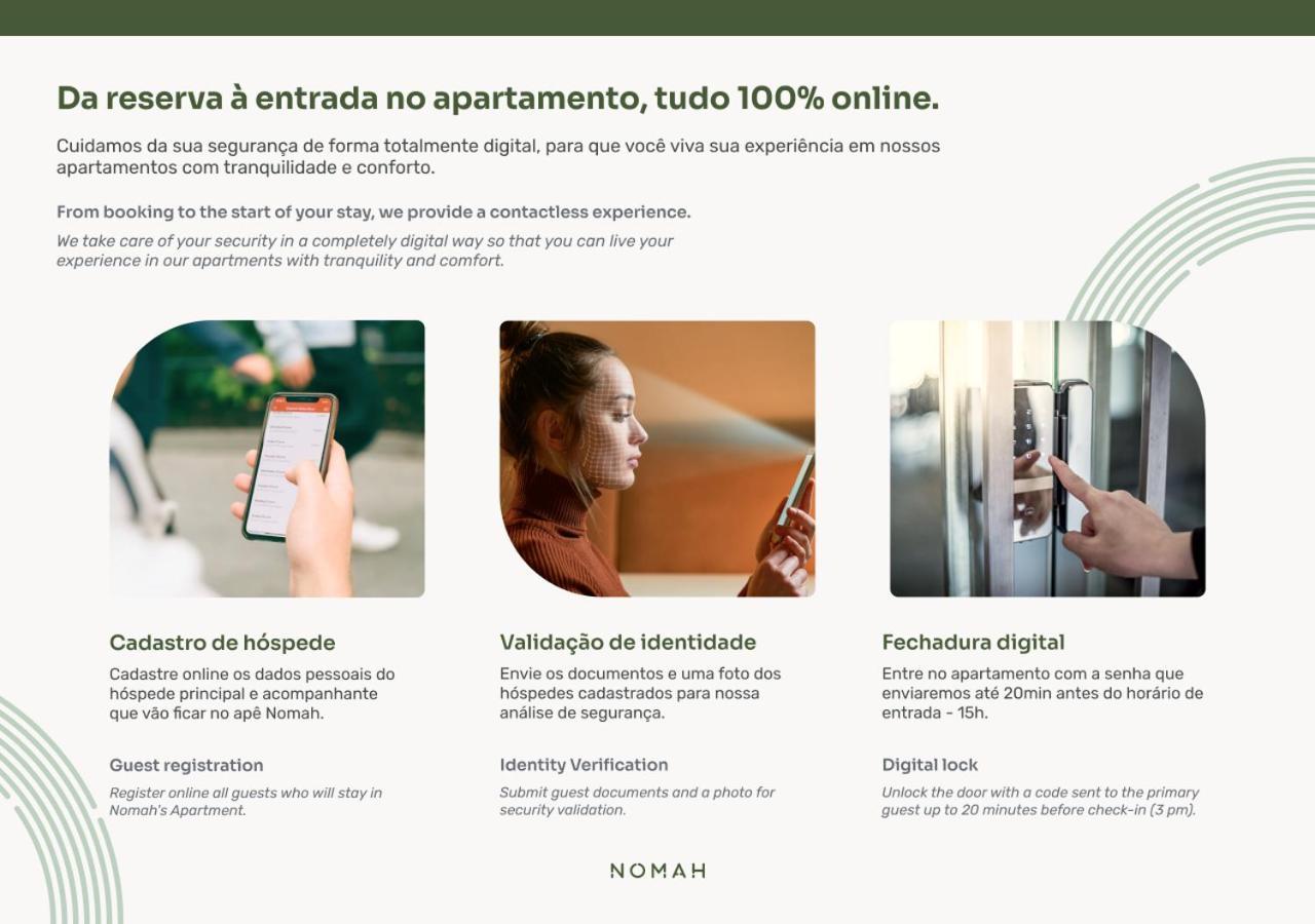 Apartamento Nomah - Aptos Por Temporada Na Oscar Freire 1375 São Paulo